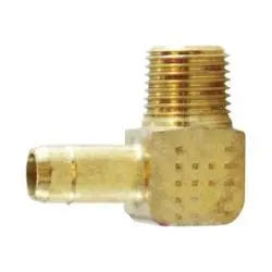 21117 - Brass 90° Single Barb Elbow Fitting - 3/8 In X 1/8 In For Polythene Tubing 1