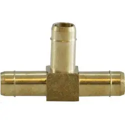 21153 - Brass Union Tee - 3/8 In X 3/8 In X 1/4 In For Plastic Tubing, Max 150 Psi 1