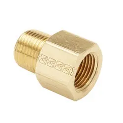 23204X2 - Brass Extender Adapter, 1/4-In Female Nptf X 1/8-In Male Nptf, 1.06 In Length 1