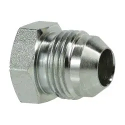 240820 - 1-1/4 In 37° Jic Flared Steel Plug, 1-5/8-12 Thread, 2500 Psi Max Pressure 1