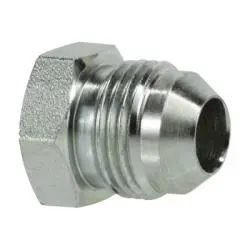 24085 - 5/16 In, 37° Jic Flared Steel Plug, 1/2-20 Thread, 5000 Psi, 375°F 1