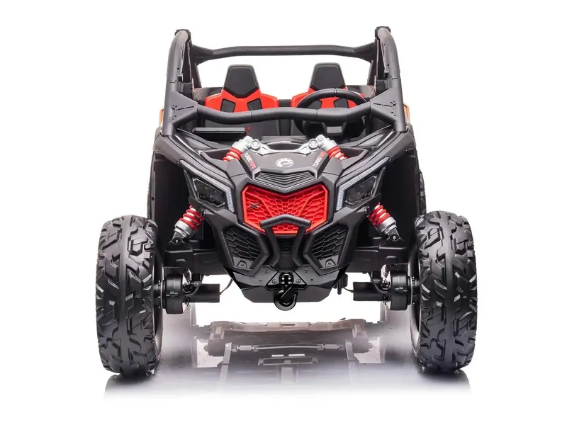 24V 4Wd Licensed Can Am Maverick Kids Ride On Car In Black 1