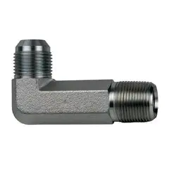 2501Ll108 - 90-Deg Extra Long Elbow Fitting, Male 37-Deg Jic Flared To Male Nptf, Steel 1