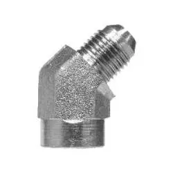 2505108 - 45-Degree Elbow Steel Fitting, 5/8-In Male Jic To 1/2-In Female Nptf 1