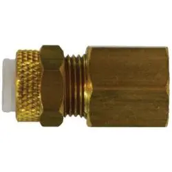 266Pf-4B - 1/4 In Brass Interchangeable Female Adapter With Compression Fitting & Npt Connection 1