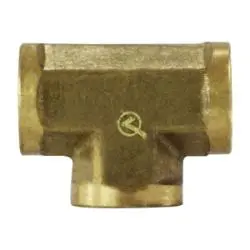 28035Lf - 1/2 In Fip Lead-Free Brass Pipe Tee - Three Connections 1