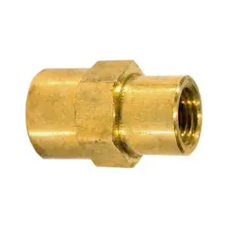 28181L - 1/4-In X 1/8-In Brass Light Pattern Reducing Coupling, Female Nptf 1