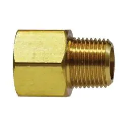 28207 - 3/4-In Female Nptf X 3/8-In Male Nptf Brass Extender Adapter, 1.25-In Hex Size, 1000 Psi Rated 1