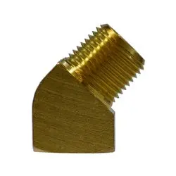 28233 - 45-Degree Brass Street Elbow - 1/2-In Female Nptf X 1/2-In Male Nptf 1