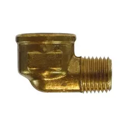 28264 - Forged Brass 90-Degree Reducing Street Elbow, 3/8-In Female Nptf X 1/2-In Male Nptf 1
