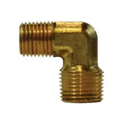 28274 - 1/4-In X 1/8-In Brass 90-Degree Reducing Male Elbow Fitting 1