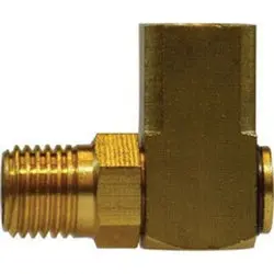 28430 - 90-Degree Brass Swivel Street Elbow 1/4-In Female Nptf X 1/4-In Male Nptf 1