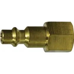 28534B - 1/4 In Fip Brass Industrial Interchange Plug, 250 Psi Max Pressure 1