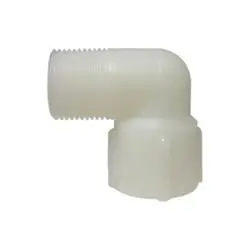 28721W - 3/8 In X 3/8 In Nylon 90-Degree Street Elbow Fitting 1