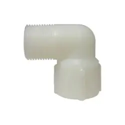 28723W - 90-Degree Nylon Street Elbow Fitting, 1/2 In X 1/2 In, 125 Psi 1