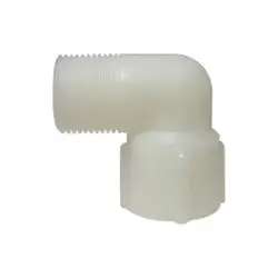28724W - 90 Degree Nylon Street Elbow, 3/4 In Connections, 125 Psi, -40 To 200°F 1