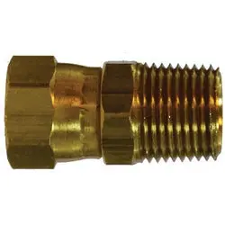 28756 - 1/2-In Female 37 Deg Jic To 1/2-In Mip Brass Straight Swivel Adapter 1