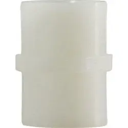 28803W - 1-1/4 In Fpt Nylon Coupling For Pipe Connection, Rated 125 Psi 1