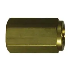 28855 - 1/8-28 Female Bspp Nickel-Plated Brass Hex Cap Fitting 1