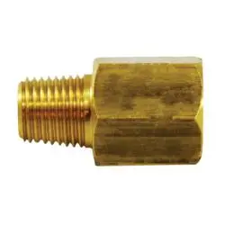 28861 - 1/4-In Male Bspt X 1/4-In Fip Brass Pipe Adapter With Nickel Finish 1