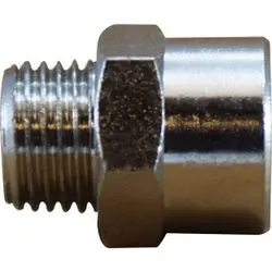 28891 - 1/2-In Male Bspp X 1/2-In Female Bspp Brass Adapter Fitting, Nickel Plated 1