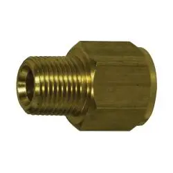 29105 - 1/4-In Mnpt X 1/4-In Female Bspt Brass Pipe Adapter For Plumbing 1