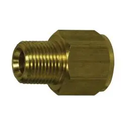 29106 - Brass Pipe Adapter 3/8 In Mnpt X 3/8 In Female Bspt For Plumbing Applications 1