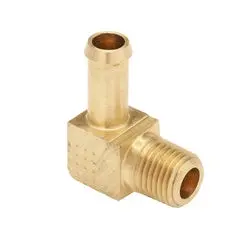 29Esb-42 - 90-Degree Single Barb Elbow Fitting 1/4-In To 1/8-In C36000 Brass 1