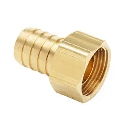 29Fs-64 - Brass Ball End Swivel Connector - 3/8-In Barb X 1/4-In Female Npsm 1