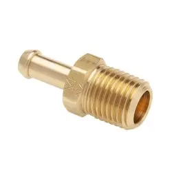 29Sb-64 - Brass Single Barb Connector 3/8-In X 1/4-In Male Nptf, Max 150 Psi, -40 To 160 ˚F 1