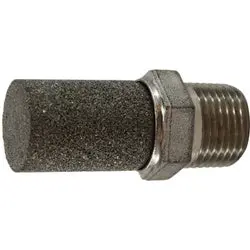 300031 - #10-32 Nominal Mpt Stainless Steel Muffler, Max Pressure 300 Psi 1