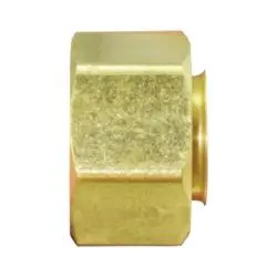 30017 - 3/4 In X 1/4 In Brass Straight Rigid Adapter With 1.12 In Hex Size 1
