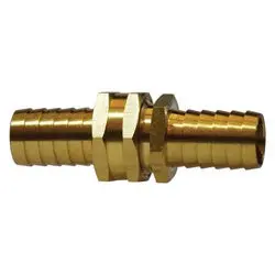 30046 - 1 In Barbed Brass Coupling Set For Garden Hoses, Max 75 Psi Pressure 1