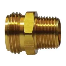 30064 - Brass Straight Rigid Adapter 3/4-In Mgh X 1-In Mip, 1.88-In Length 1