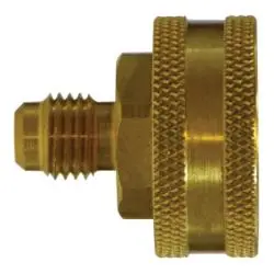 30138 - 3/8-In Male Sae Flare X 3/4-In Female Garden Hose Brass Swivel Adapter 1