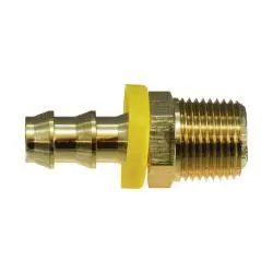 30200 - 1/4 In X 1/8 In Brass Straight Adapter With 1.43 In Length And 150 Psi Pressure Rating 1
