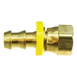 30264 - 1/4-Inch Hose Barb X 3/8-Inch Female Jic Swivel Connector, Brass, 1.57 In Length 1
