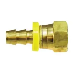 30363 - 1/2 In Hose Barbed X 1/2 In Female Swivel Brass Adapter, 1.9 In Long 1