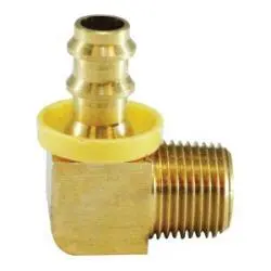30372 - 1/4 In Push-On X 1/8 In Mip Brass 90-Degree Elbow Fitting 1
