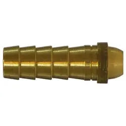 30410 - Brass Ball End Hose Barb Stem 3/16 In, 150 Psi, -40 To 160 °F, For Welding Applications 1
