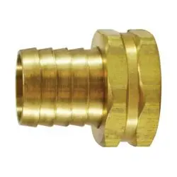 30547 - 3/4-In Garden Hose Barbed To 3/4-In Fnpsm Brass Short Shank Hex Adapter 1