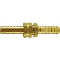 30561 - 5/8 In X 5/8 In Brass Long Shank Hose Barbed Coupling Set 1