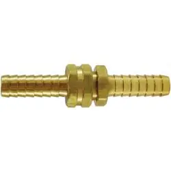 30562 - 3/4 In Hose Barbed Brass Long Shank Coupling Set For Garden Hoses 1