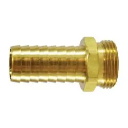 30572 - 3/4 In Garden Hose Barbed X 3/4 In Mnpsm Brass Long Shank Hex Adapter 1