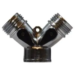 30626 - 3/4-In Fgh X 3/4-In Mgh X 3/4-In Mgh Durable Zinc Alloy Wye Connector 1