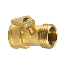 30633 - Brass Garden Hose Ball Valve - 3/4-In Female X 3/4-In Male, 1.8 In Length, 100 Psi Pressure Rating 1