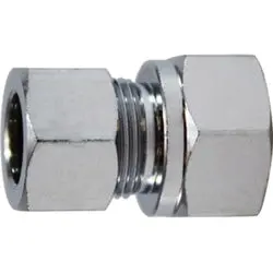 31159 - 1/2 In Compression To 1/2 In Fip Brass Adapter With Chrome Finish 1