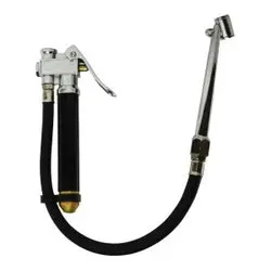 320010 - Steel Inflator With Gauge, 12 In Hose, 1/4-18 In Fip Thread, 10-120 Psi Pressure Range 1