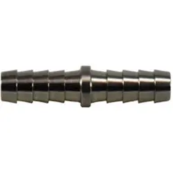 32079Ss - Stainless Steel Reducing Splicer - 1/4 In X 1/8 In Barbed Hose Connection 1