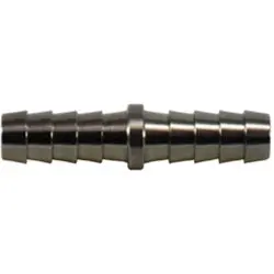 32087Ss - Stainless Steel Reducing Splicer - 1/2 In Barbed X 3/8 In Barbed Fitting 1